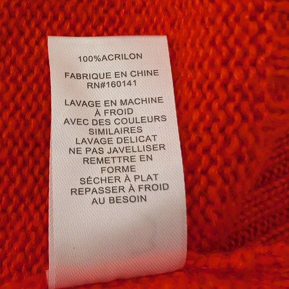 89th & Madison Red Spacedye Sweater Size Small NWT - Picture 10 of 10